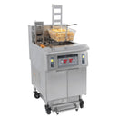 Casselin Elektrische Friteuse mit automatischem Heber und Filterung 12 + 22 Liter 8,5+17k