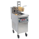 Casselin Elektrische Friteuse mit automatischem Heber und Filterung 2 x 12 Liter 17kW