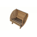 Fjordholz Ergonomic 180 Barrel Sauna with Full Glass Front