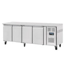 Polar Serie U Kühltisch 4-türig 449L