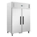 Polar Serie G zweitüriger Kühlschrank Edelstahl 1200L