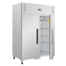 Polar Serie G zweitüriger Kühlschrank Edelstahl 1200L