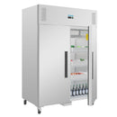 Polar Serie G zweitüriger Kühlschrank Edelstahl 1200L