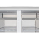 Polar Serie G zweitüriger Kühlschrank Edelstahl 1200L