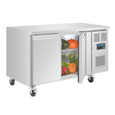 Polar Serie U Tiefkühltisch 2-türig 282L