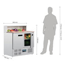 Polar Serie G Pizzakühltisch 2-türig 288Ltr