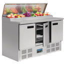 Polar Serie G gekühlte Saladette und Pizzatisch 390 Liter