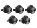 Gaggenau CKI450000 Serie 400 Drehknebel Schwarz (5 Stück)