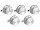 Gaggenau CKI450010 Serie 400 Drehknebel Edelstahl (5 Stück)