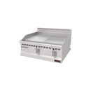 SGS Gastro Gas Frying Plate Hardchrome / Smooth + Grooved / 12.6 kW / Premium Series 700