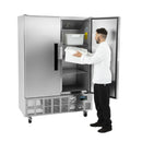 Polar Serie G Slimline Gefrierschrank Edelstahl 960L