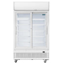 Polar Serie G Display-Kühlung mit zwei Türen und Schiebetüren des Leuchtkastens 950L