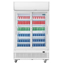 Polar Serie G Display-Kühlung mit zwei Türen und Schiebetüren des Leuchtkastens 950L