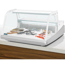Polar Serie G Fisch Display servieren über Theke Kühlschrank 175L