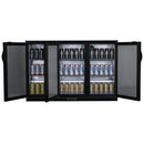 Polar Serie G Bar-Kühlschrank mit drei Türen, 320 L