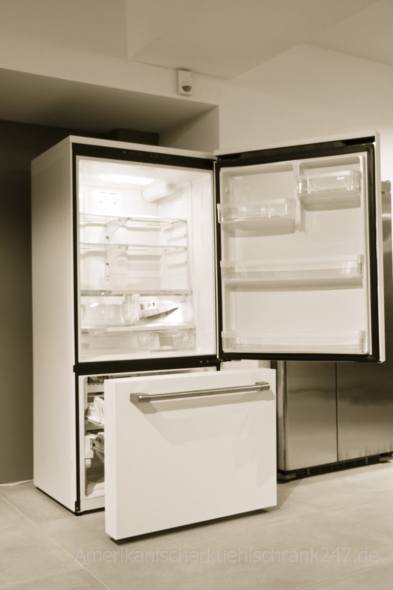 General Electric IO Mabe Big Door Kühlschrank ICO19JSPF 3WM, 84 cm, 527 Liter, Matt weiß Einbau