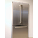 General Electric IO Mabe French Door Kühlschrank IWO19JSPF 80, 85 cm, 527 Liter Edelstahl Freistehend