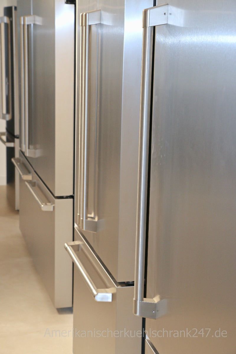 General Electric IO Mabe French Door Kühlschrank IWO19JSPF 3BM-CBM, 84 cm, 527 Liter, Mattschwarz Einbau