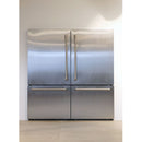 General Electric IO Mabe French Door Kühlschrank IWO19JSPF 80, 85 cm, 527 Liter Edelstahl Freistehend