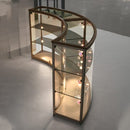 Form Department SMART.L2 – Gebogene Thekenvitrine, 2-teilig
