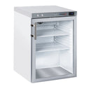 Casselin Gefrierschrank mit Glastür 140 L Weiß