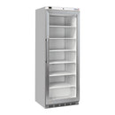 Casselin Gefrierschrank mit Glastür 400 L Stahl
