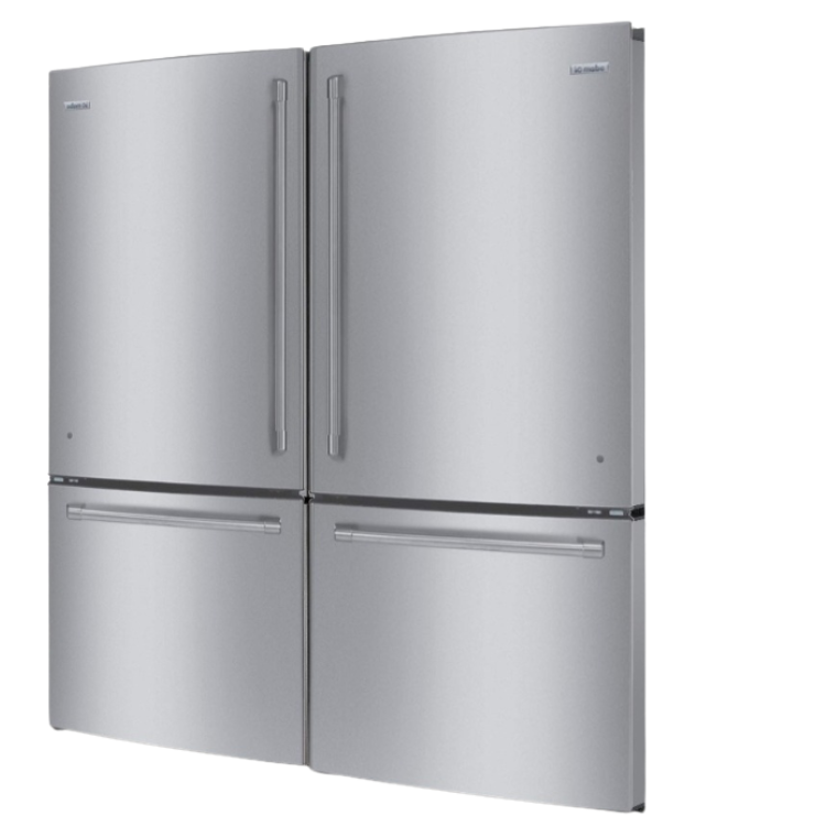 General Electric IO Mabe Big Door Kühlschrank 2ICO19JSPF SS, 168 cm, 1054 Liter Edelstahl Einbau