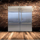 General Electric IO Mabe Big Door Kühlschrank 2ICO19JSPF 30, 168 cm, 1054 Liter Edelstahl Einbau