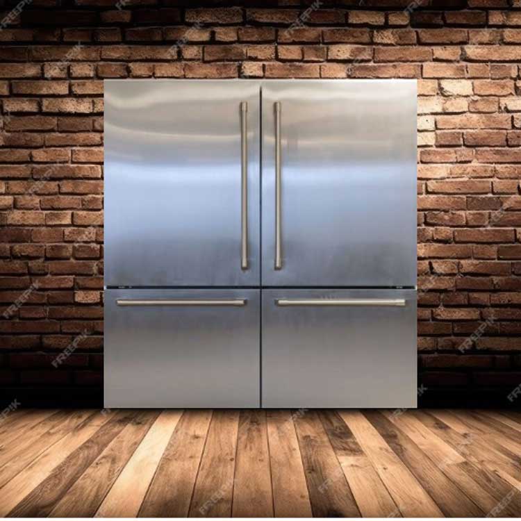 General Electric IO Mabe Big Door Kühlschrank 2ICO19JSPF 30, 168 cm, 1054 Liter Edelstahl Einbau