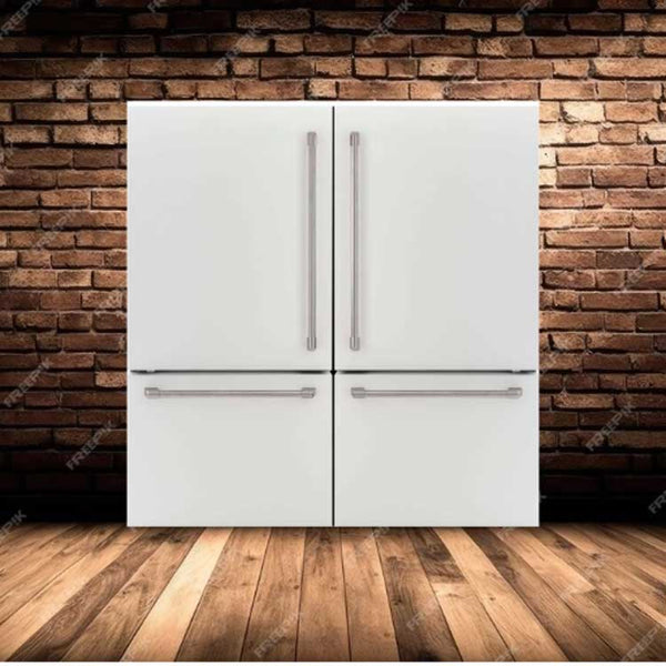 General Electric IO Mabe Big Door Kühlschrank 2ICO19JSPF 3WM, 168 cm, 1054 Liter Türen Matt weiß RAL 9016 Einbau