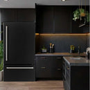 General Electric IO Mabe Big Door Kühlschrank ICO19JSPF 3BM, 84 cm, 527 Liter, Mattschwarz Einbau