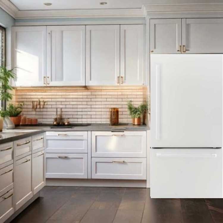 General Electric IO Mabe Big Door Kühlschrank ICO19JSPF 3WM-CWM, 84 cm, 527 Liter, Matt weiß Einbau