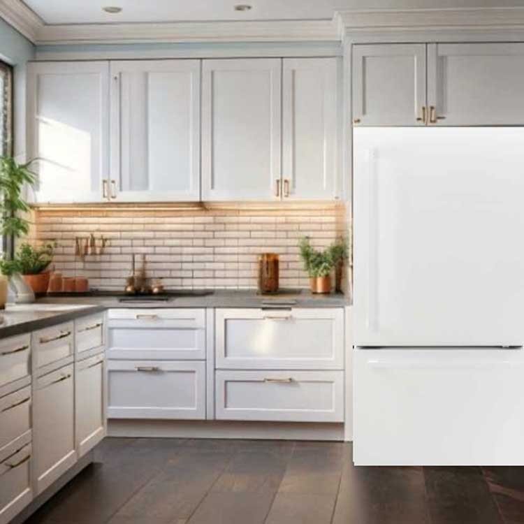 General Electric IO Mabe Big Door Kühlschrank ICO19JSPF 3WM-DWM, 84 cm, 527 Liter, Matt weiß Einbau