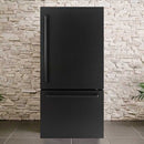 General Electric IO Mabe Big Door Kühlschrank ICO19JSPF 8BM-CBM, 85 cm, 527 Liter, Mattschwarz Freistehend