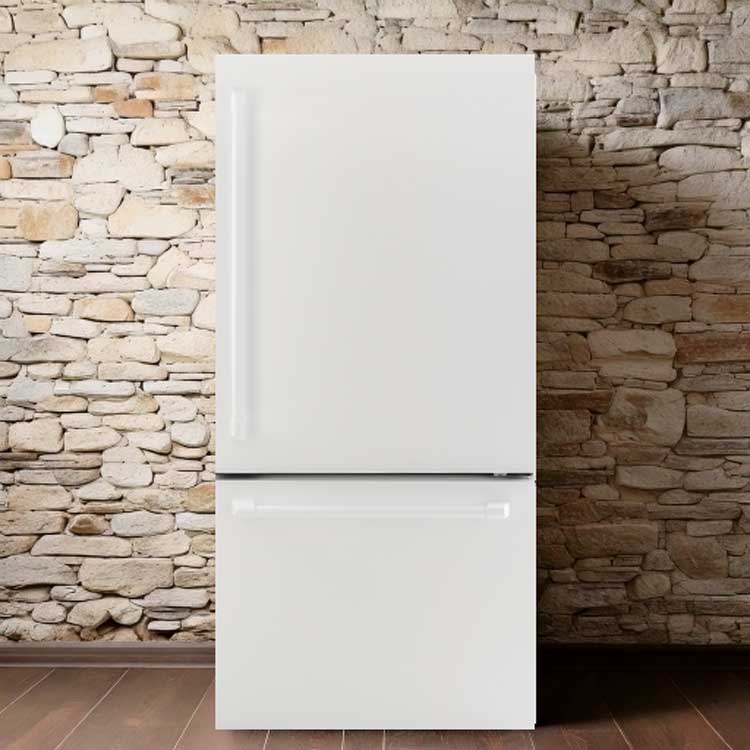 General Electric IO Mabe Big Door Kühlschrank ICO19JSPF 8WM-CWM, 85 cm, 527 Liter, Matt weiß Freistehend