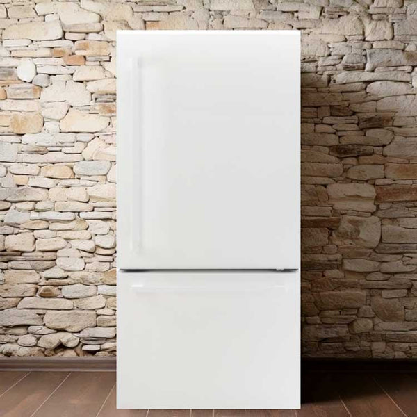 General Electric IO Mabe Big Door Kühlschrank ICO19JSPF 8WM-DWM, 85 cm, 527 Liter, Matt weiß Freistehend