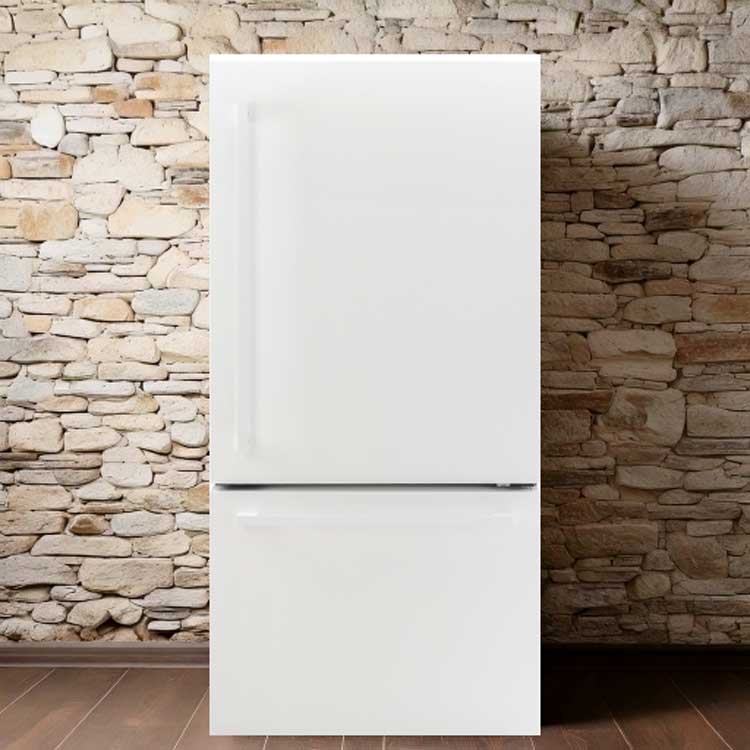 General Electric IO Mabe Big Door Kühlschrank ICO19JSPF 8WM-DWM, 85 cm, 527 Liter, Matt weiß Freistehend