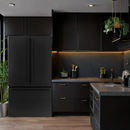 General Electric IO Mabe French Door Kühlschrank INO27JSPF 3BM-DBM, 91 cm, 765 Liter, Mattschwarz Einbau