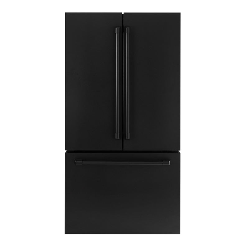 General Electric IO Mabe French Door Kühlschrank INO27JSPF 3BM-CBM, 91 cm, 765 Liter, Mattschwarz Einbau