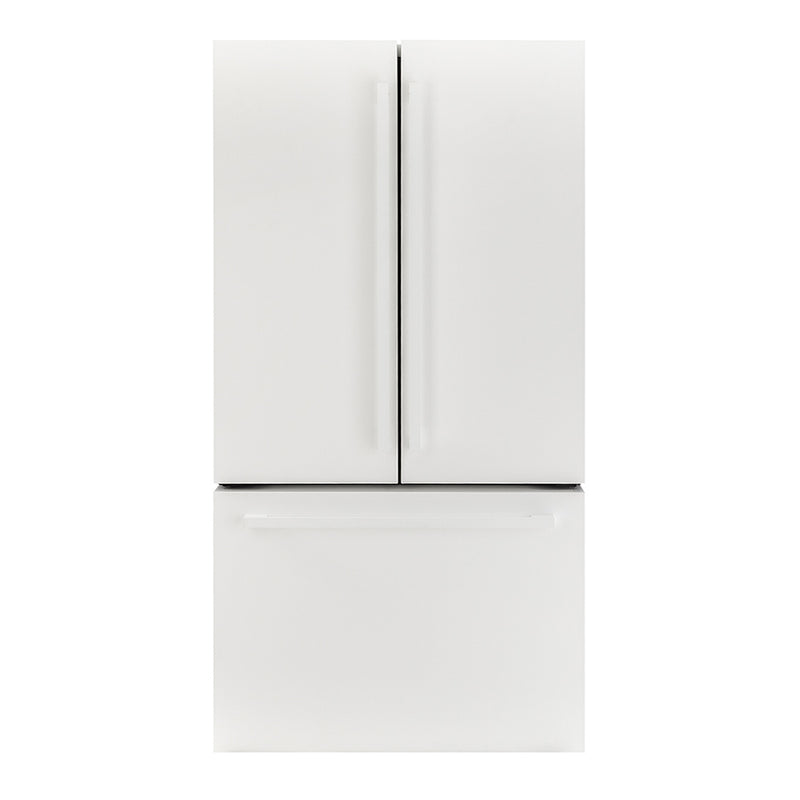 General Electric IO Mabe French Door Kühlschrank INO27JSPF 3WM-DWM, 91 cm, 765 Liter, Matt weiß Einbau