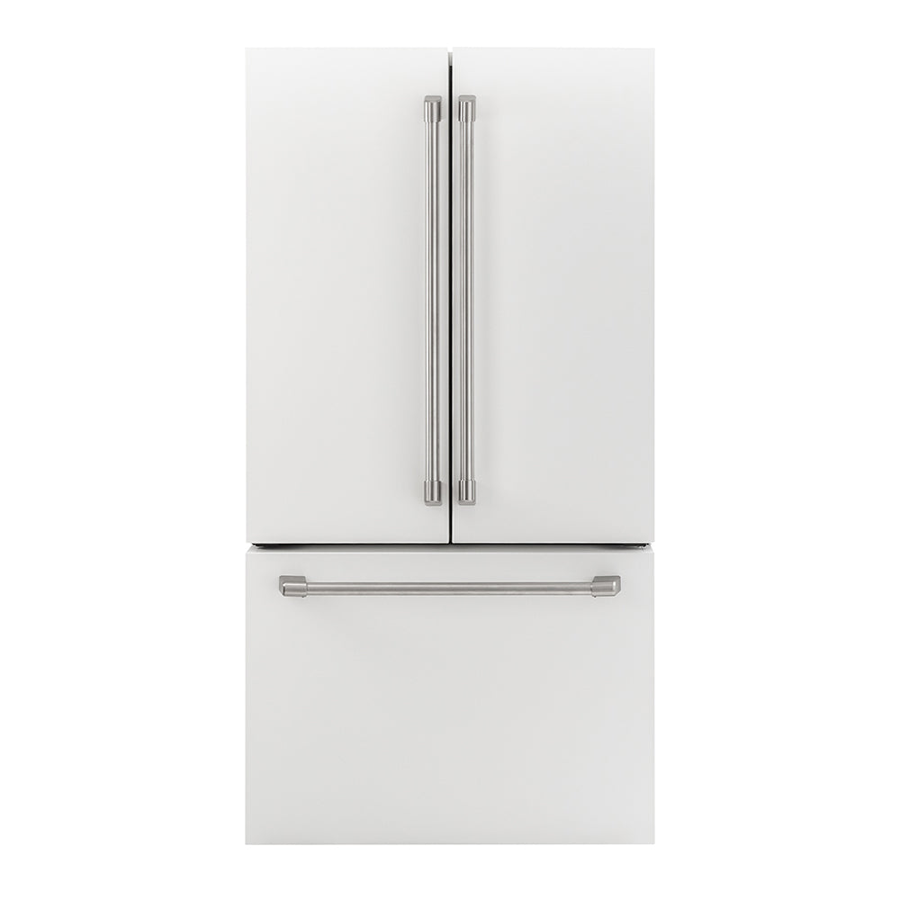 General Electric IO Mabe French Door Kühlschrank INO27JSPF 3WM, 91 cm, 765 Liter, Matt weiß Einbau