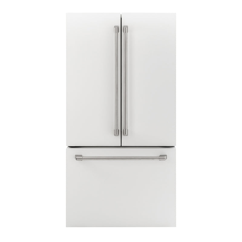 General Electric IO Mabe French Door Kühlschrank INO27JSPF 3WM, 91 cm, 765 Liter, Matt weiß Einbau