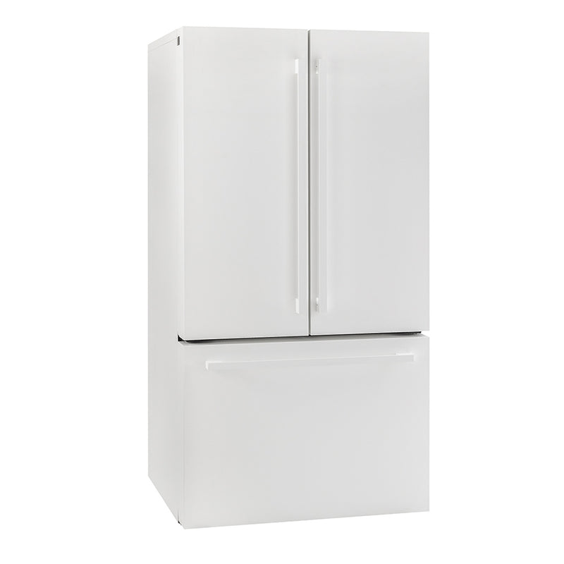 General Electric IO Mabe French Door Kühlschrank INO27JSPF 8WM-DWM, 92 cm, 765 Liter, Matt weiß Freistehend