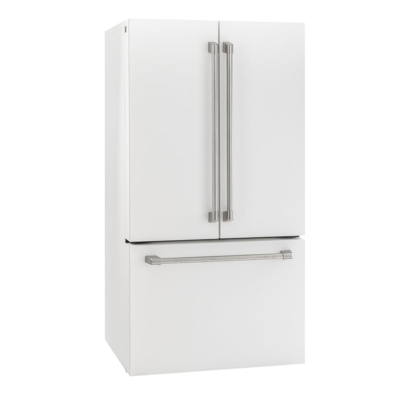 General Electric IO Mabe French Door Kühlschrank INO27JSPF 8WM-CWM, 92 cm, 765 Liter, Matt weiß Freistehend