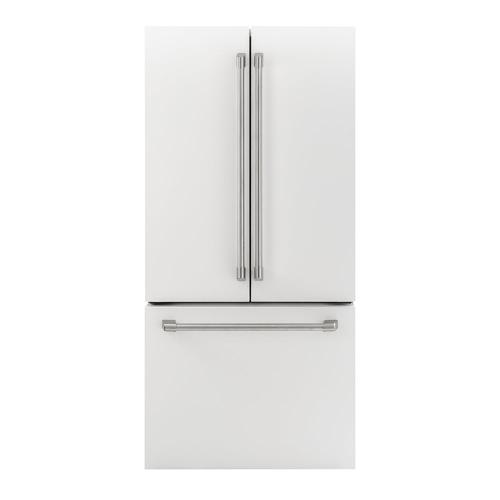 General Electric IO Mabe French Door Kühlschrank IWO19JSPF 3WM, 84 cm, 527 Liter, Matt weiß Einbau