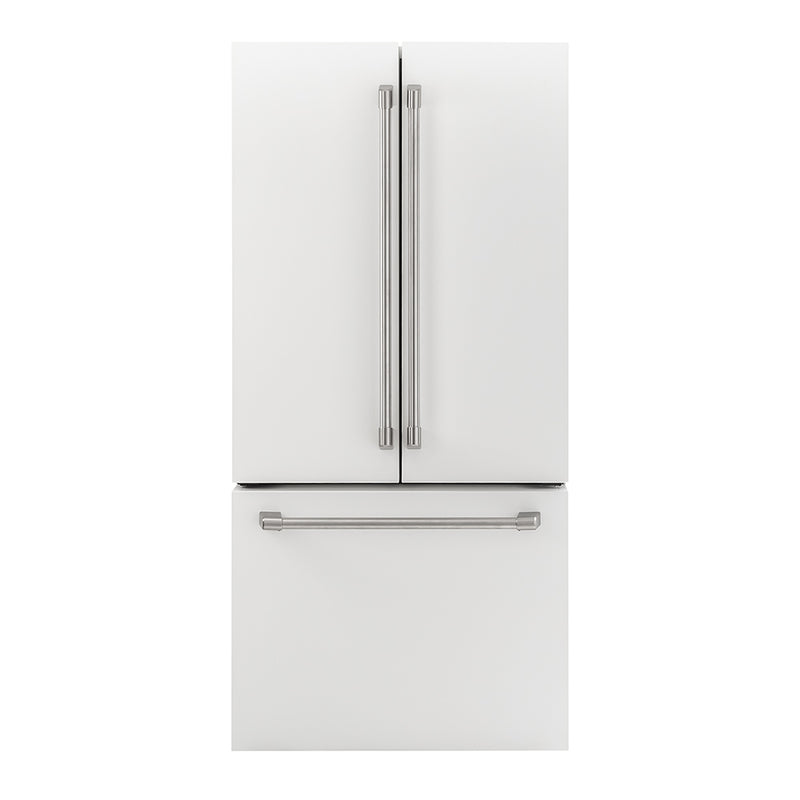 General Electric IO Mabe French Door Kühlschrank IWO19JSPF 3WM, 84 cm, 527 Liter, Matt weiß Einbau