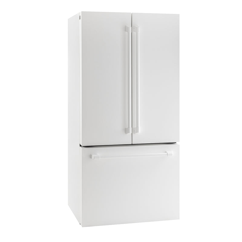 General Electric IO Mabe French Door Kühlschrank IWO19JSPF 8WM-CWM, 85 cm, 527 Liter, Matt weiß Freistehend