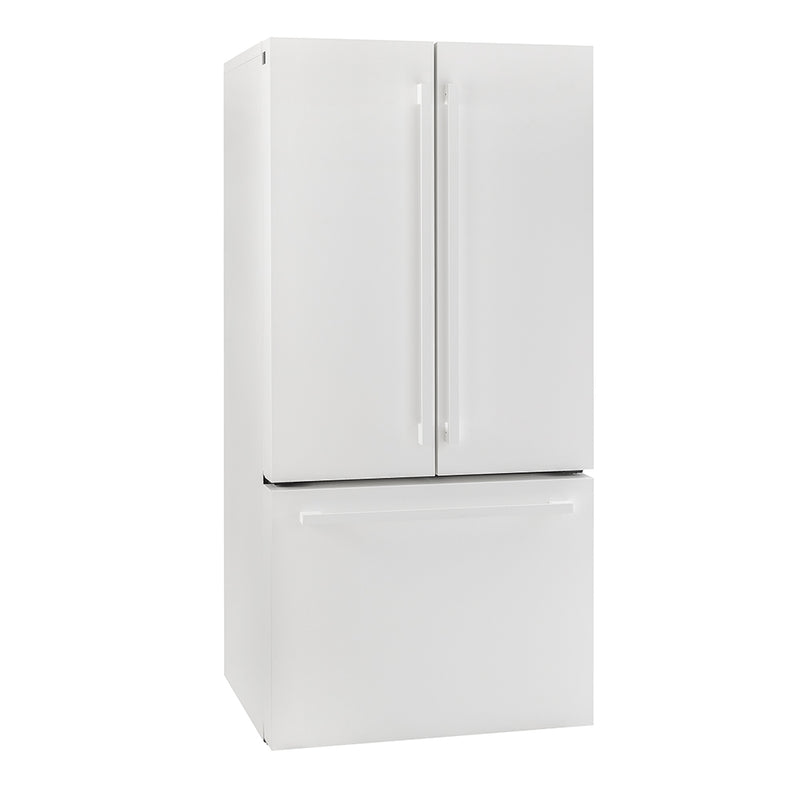 General Electric IO Mabe French Door Kühlschrank IWO19JSPF 8WM-DWM, 85 cm, 527 Liter, Matt weiß Freistehend