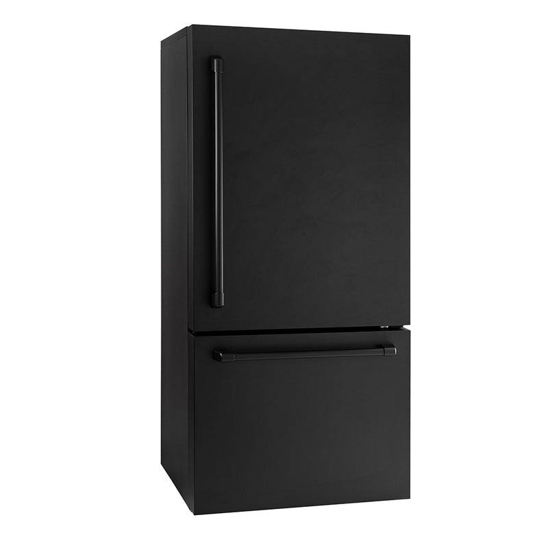 General Electric IO Mabe Big Door Kühlschrank ICO19JSPF 8BM-CBM, 85 cm, 527 Liter, Mattschwarz Freistehend