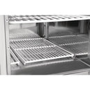 Polar Serie G 2-türige Pizzakühltheke mit Kühlvitrine 256Ltr